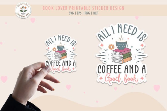 All I Need is Coffee and a Good Book SVG