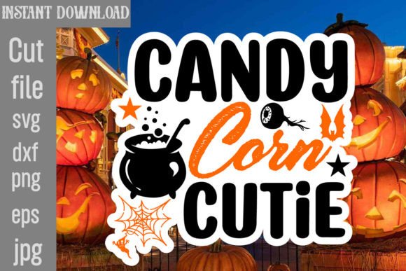 Candy Corn Cutie Sticker SVG Review