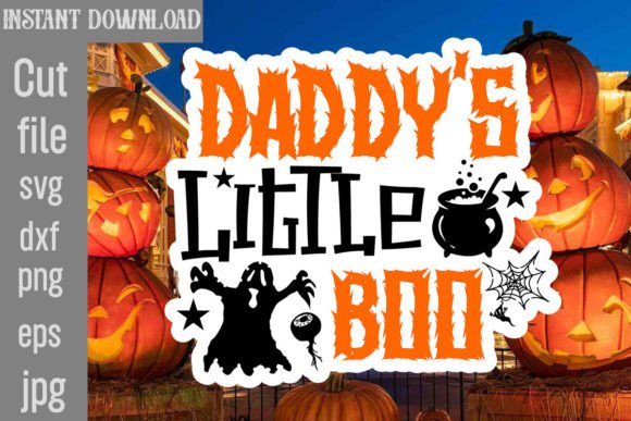 Daddy s Little Boo Sticker SVG Review for Embroidery
