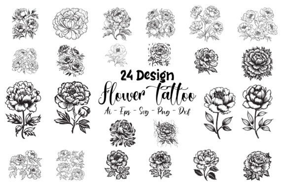 Flower Tattoo Drawing, Tattoo Svg: A Designer's Real-World Review