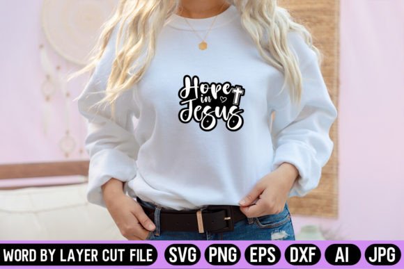 Hope in Jesus Sticker SVG Design Review