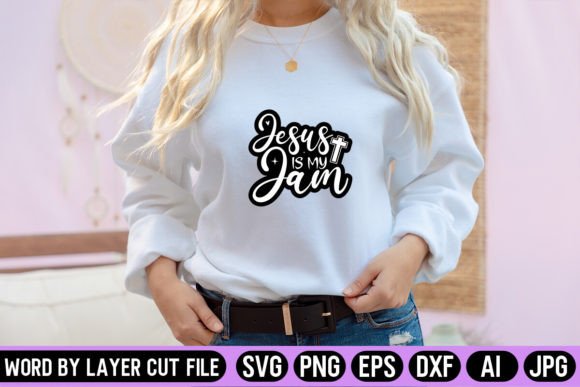 Jesus Is My Jam Sticker SVG Design Review
