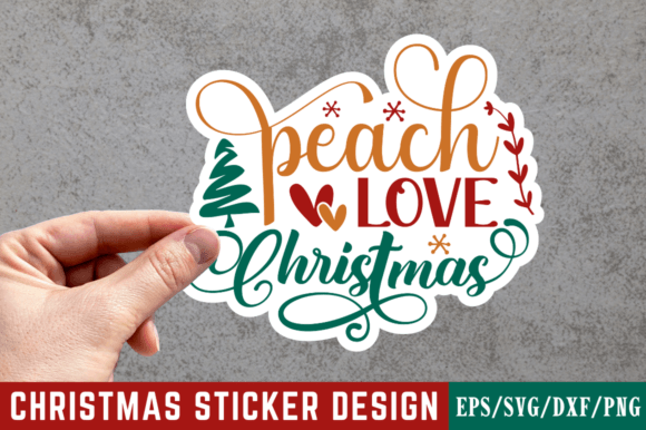 Peach Love Christmas SVG Design Review